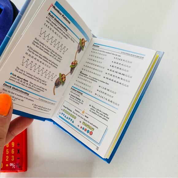 AMERICAN GIRL DOLL TODAY School Gear Purple Backpack Notebook Binder Math Book - Picture 5 of 7